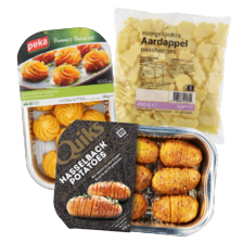 Hasselback potatoes, aardappel paashaasjes of pommes duchesse